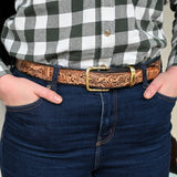 Brumby Embossed Belt