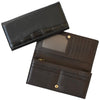 Cowhide Crocodile Long Wallet