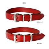 RED Dog Collars - 1 inch width