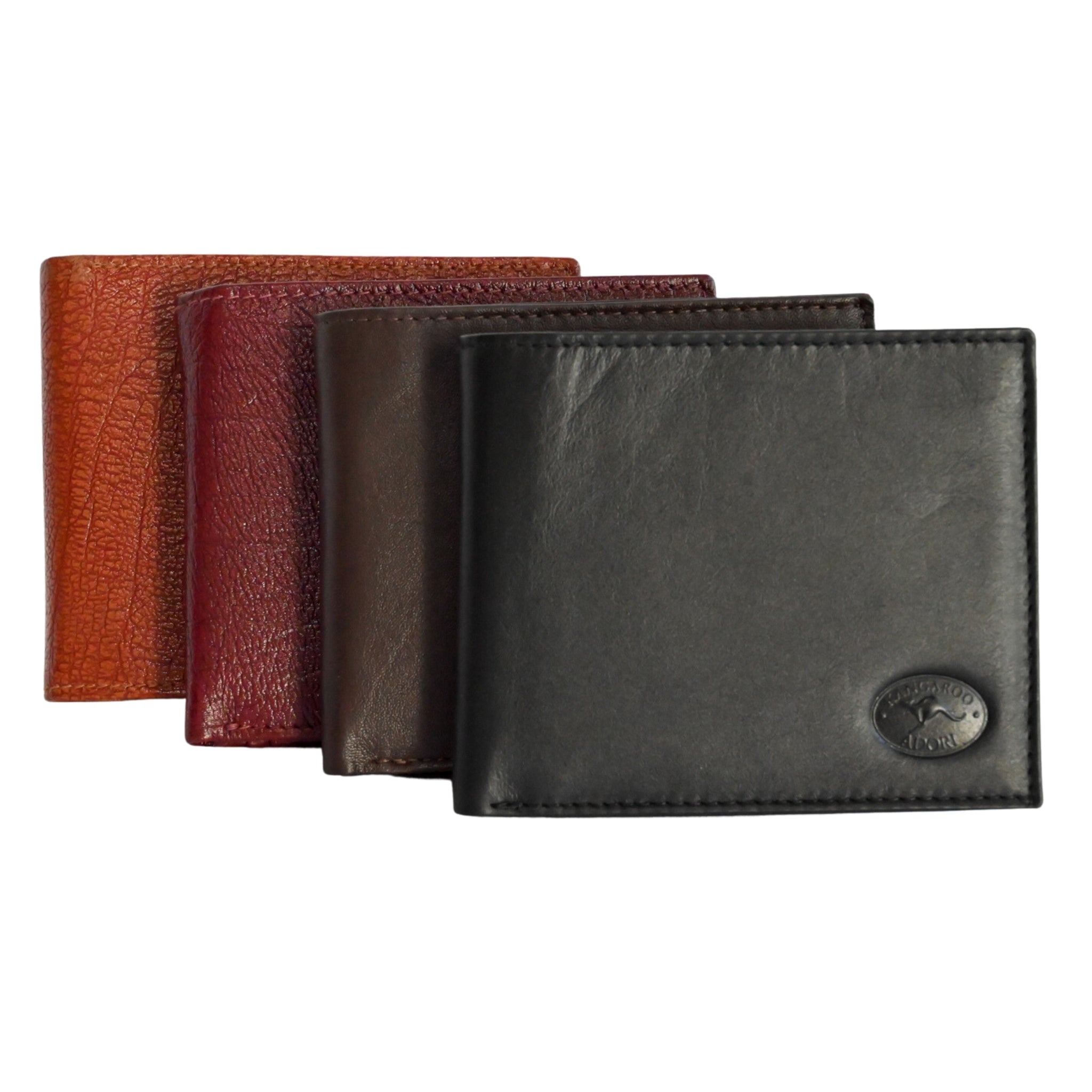 Mens Kangaroo Leather Wallet Hahndorf Leathersmith 0157