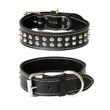 studded dog collar 1.5inch width - black