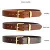 PLUS SIZE Classic Cowhide Belt 1 1/2" Whisky | Dark Tan | Cognac