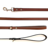 cowhide dog leads